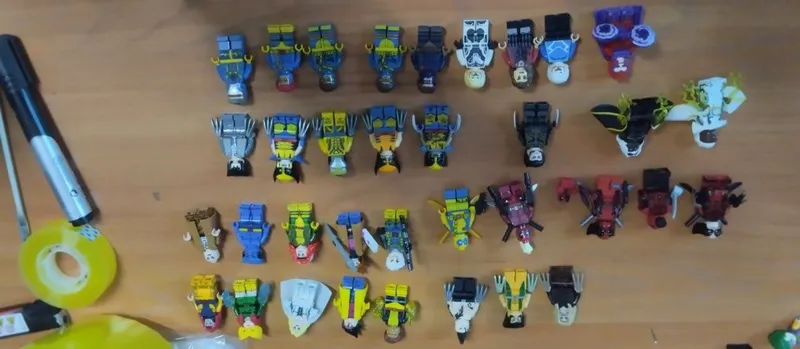 LEGO минифигурки — супергерои и персонажи X-Men