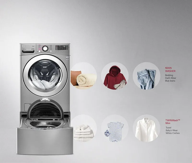 Новинка от LG — стиральная машина LG TWIN WASH
