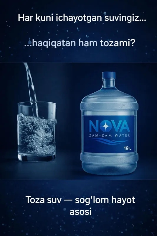 Kuller suv 19 l куллер сув 19 л вода для куллера 19 л зам зам zam zam