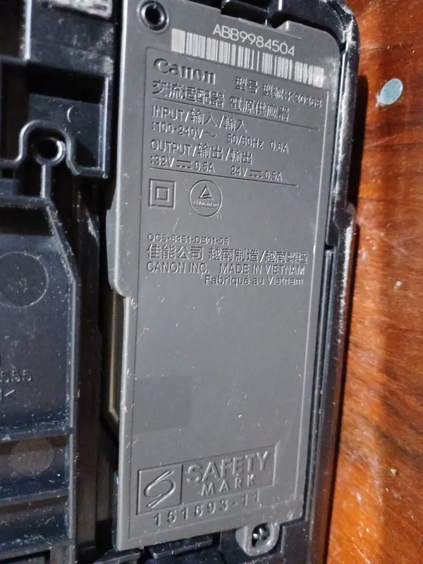 Принтер CANON EVROPA K10493 Б/у треб.ремонт.краска — фото 3