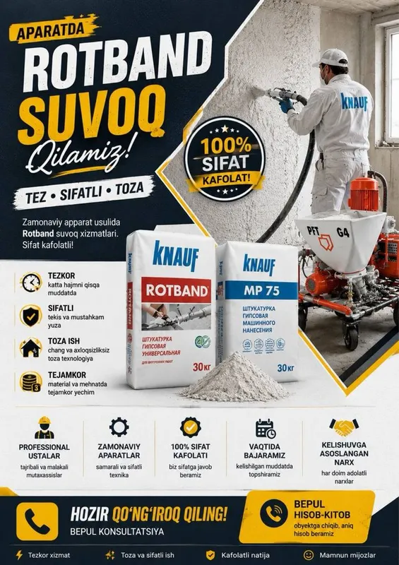 Aparat ustasi | Мастер машинной штукатурки 1