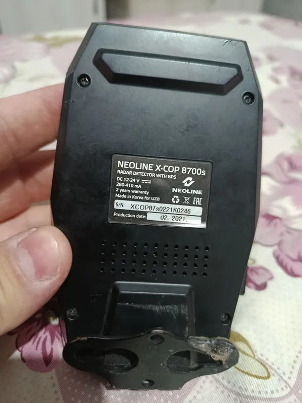 NEOLINE X-COP 8700S. Made in Korea for UZB 2