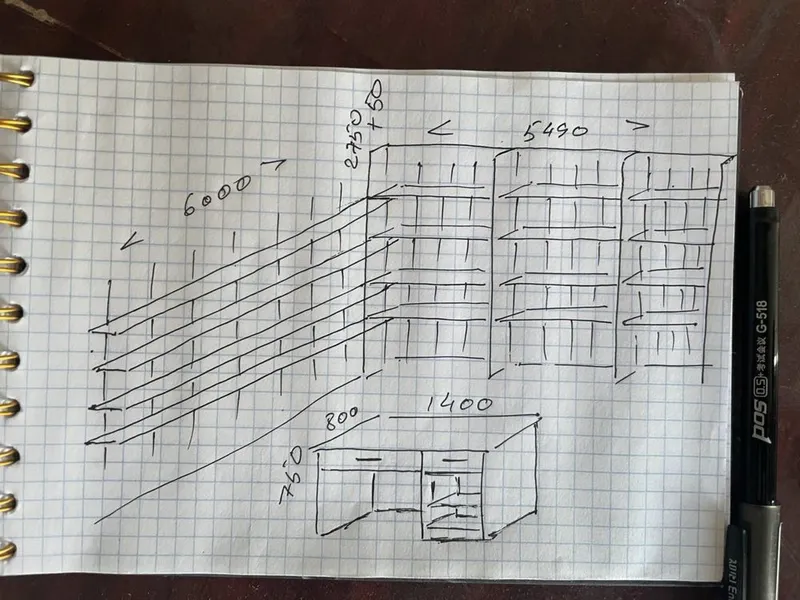Стеллаж с полками продается для магазина МДФ — фото 3