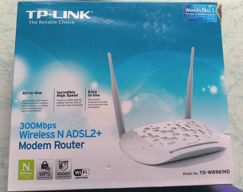 TP Link TD-W8961ND Беспроводной маршрутизатор со ADSL-модемом