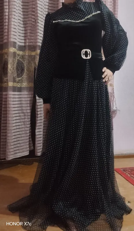 Nafis va zamonaviy uzun ko'ylak juda go'zal 3