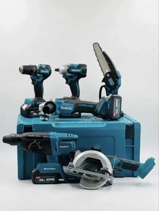 Makita akkumulyatorli instrumentlar to‘plami 6x1 da набор инструментов 1 Makita akkumulyatorli instrumentlar to‘plami 6x1 da набор инструментов 1