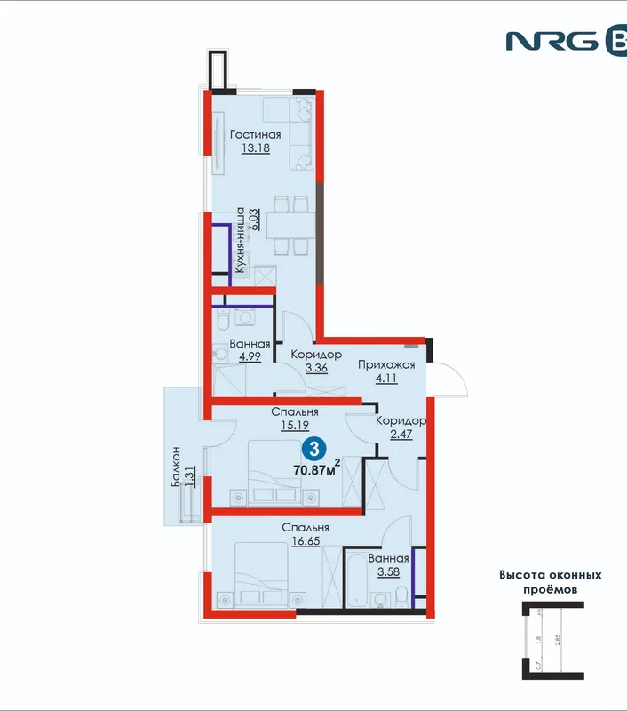 Первый взнос 20% от 220 686 912 сум | 3 комнатная квартира | ЖК SAN'AT | FIX PRICE — фото 1