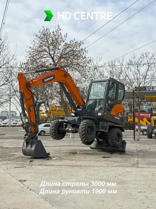 Doosan DX60W мини экскаватор в наличии — фото 5