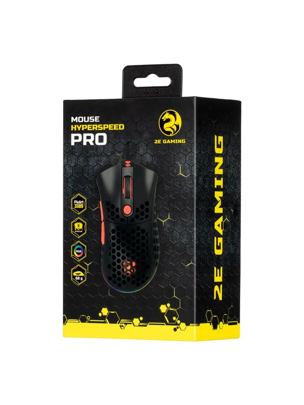 Игровая мышь 2E Gaming HyperSpeed Pro, проводная, оптическая, 7 клавиш, RGB-подсветка, чёрный — фото 7