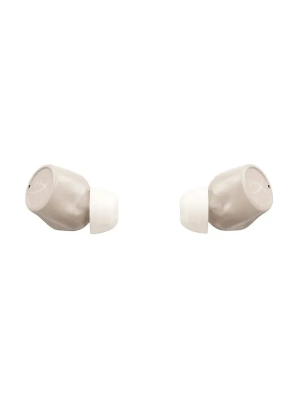 Беспроводные игровые TWS наушники с микрофоном HyperX Cirro Buds Pro, Bluetooth, бежевый — фото 2