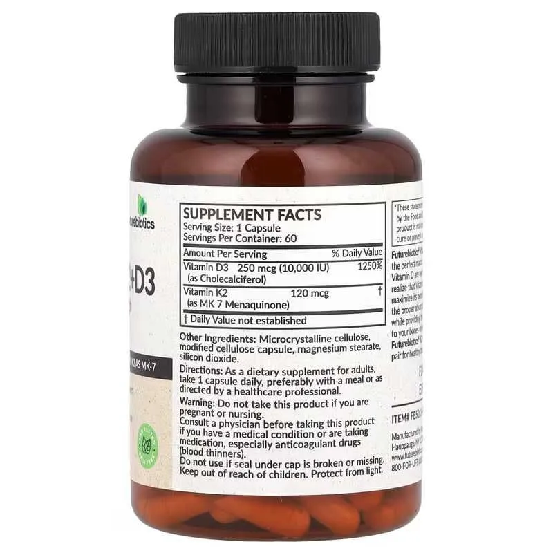 Vitamin d3+k2 10000 doza, Витамин Д3 К2 10000, Vitamin k2+D3 10000 IU — фото 1