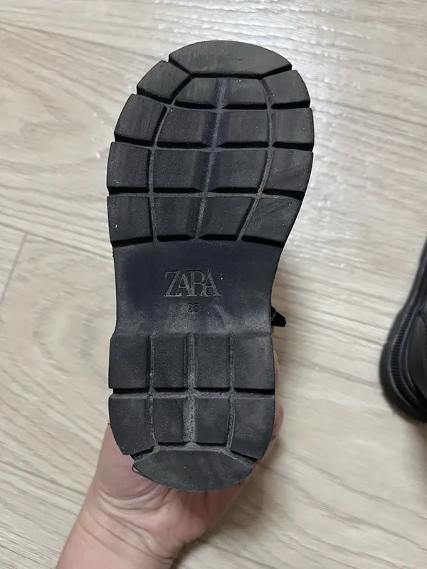 Ботинки кожа zara, размер 23, в отличном состоянии 2 Ботинки кожа zara, размер 23, в отличном состоянии 2