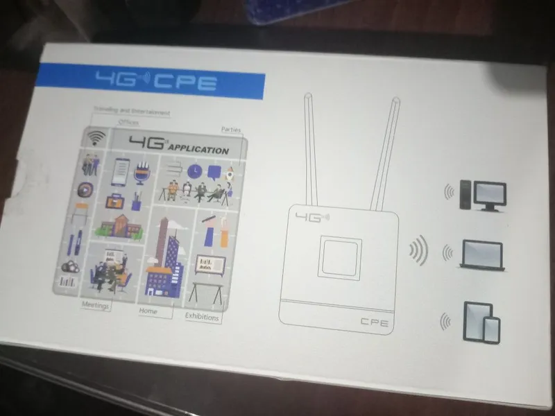 WiFi 4G CPE. Router 4