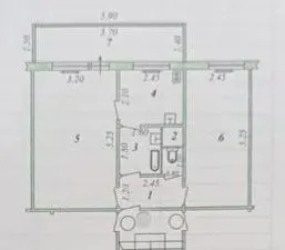 Продажа 2-комнатной квартиры