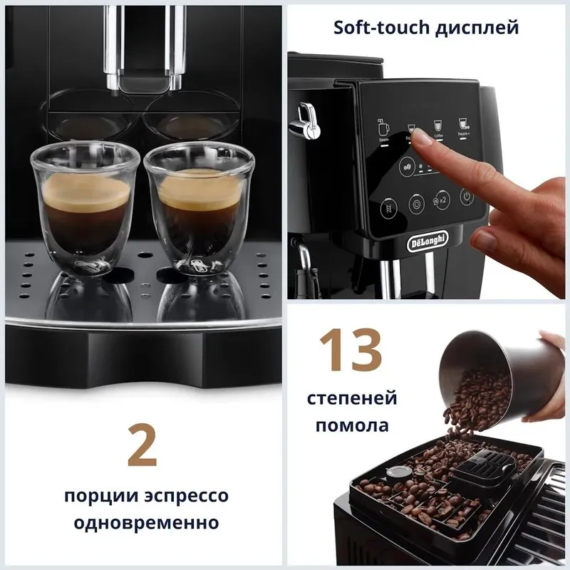 DeLonghi кофемашина ECAM 220.21.BG Американо Каппучино Латте в Скидке — фото 2