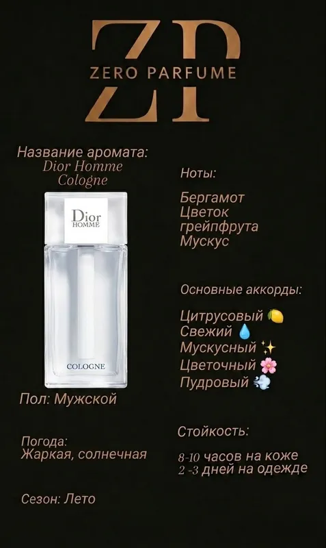 Dior Homme Cologne — фото 1
