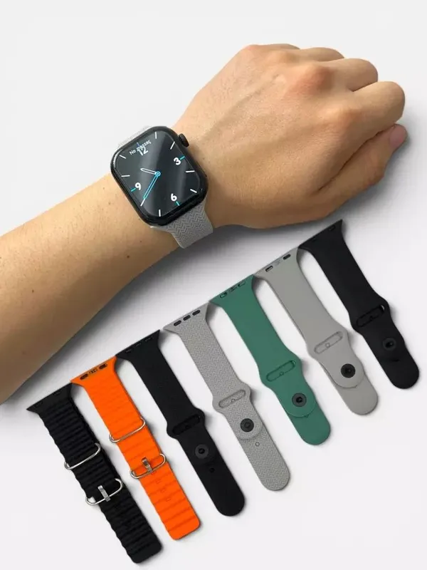 Smart Watch Maixinn Max Series 11, AMOLED ekran, 7 ta remen bilan — фото 3