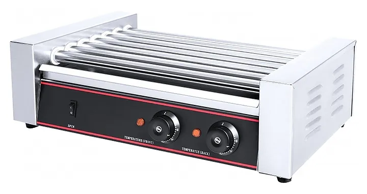 Гриль роликовый для HOT DOG HURAKAN HKN-GW7M