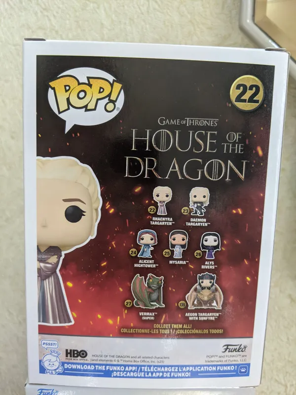 Funko pop Дом Дракона Рейнира Таргариен — фото 2