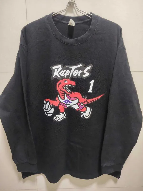 McGrady №1 Raptors Sweatshirt / 48 / Свитшот. Баскетбольная Толстовка.