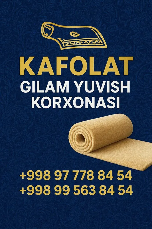 Gilam yuvish / стирка. ковров. Olib ketish va yetkazib berish mutlaqo