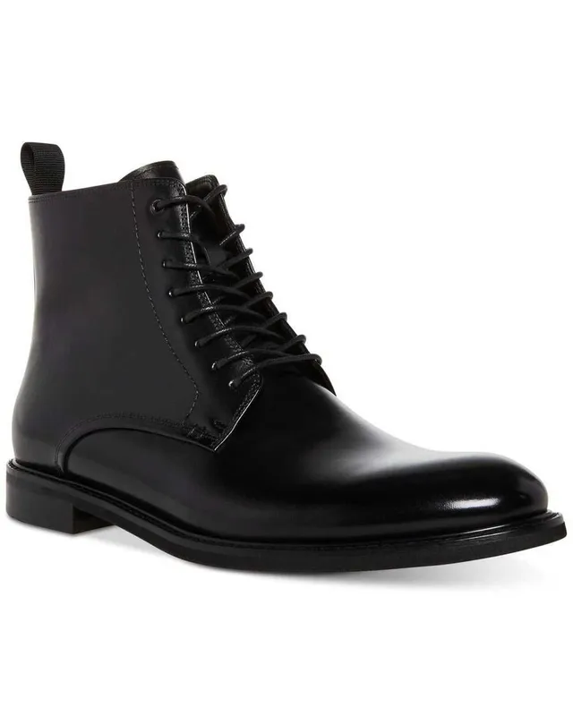 Мужские кожаные ботинки STEVE MADDEN без меха.