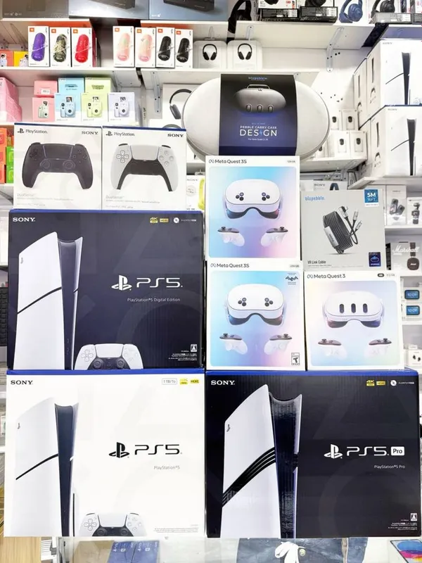 Playstation 5 pro, disk, digital. Meta quest 3s, 3,cover,line net cabl