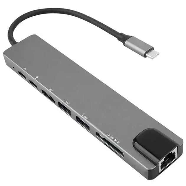 USB hub концентратор 8в1 Type-C USB hub концентратор 8в1 Type-C