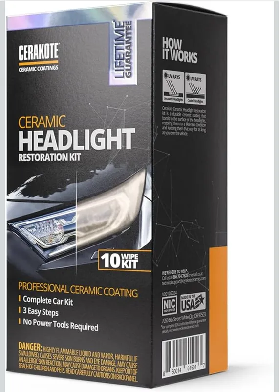 Cerakote ceramic комплект востановления фар Cerakote ceramic комплект востановления фар