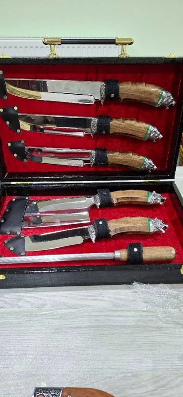 подарочный набор кухонных ножей 4