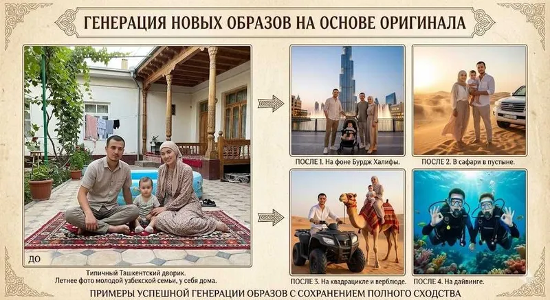 Реставрация, окраска, старых фото, создание нового образа — фото 7