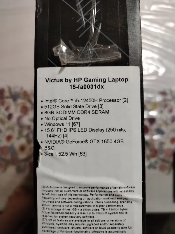 Hp victus notebook sotiladi. Holati ideal 7