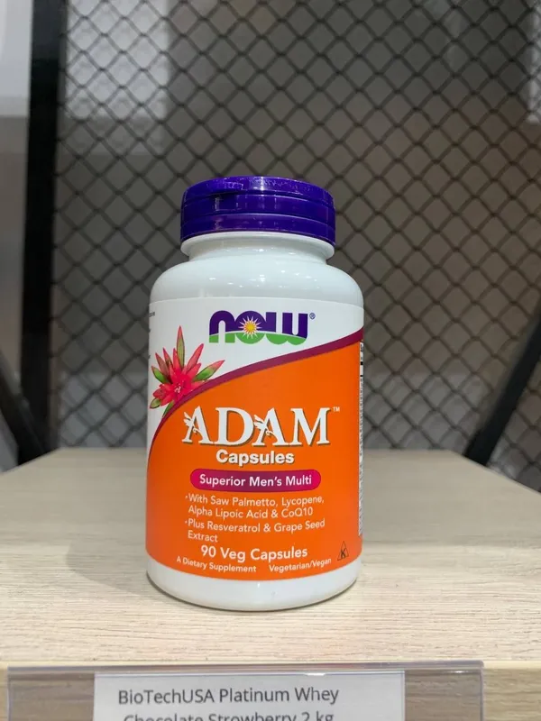 NOW ADAM Men's Multiple Vitamin 90 Veg Capsules NOW ADAM Men's Multiple Vitamin 90 Veg Capsules