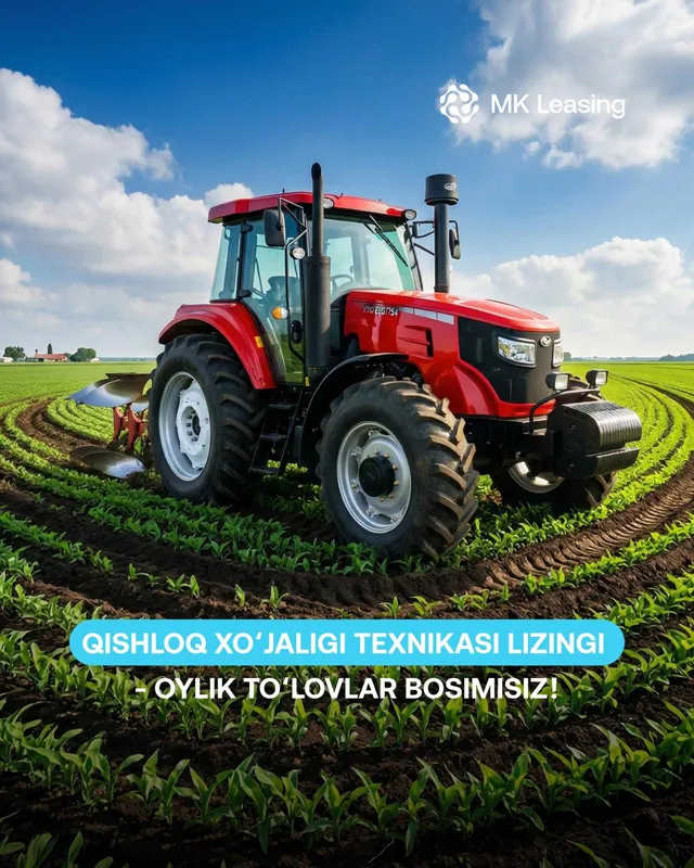 Belarus va YTO traktorlari (3 yilgacha lizing)