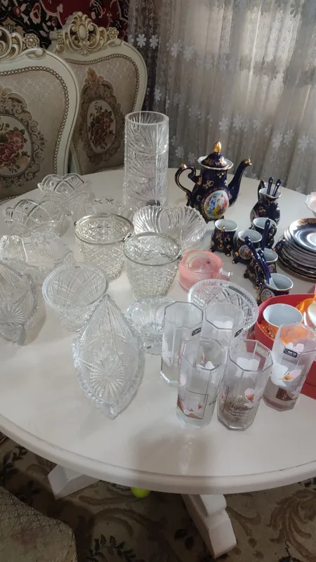 Хрустал конфетница лодка 1