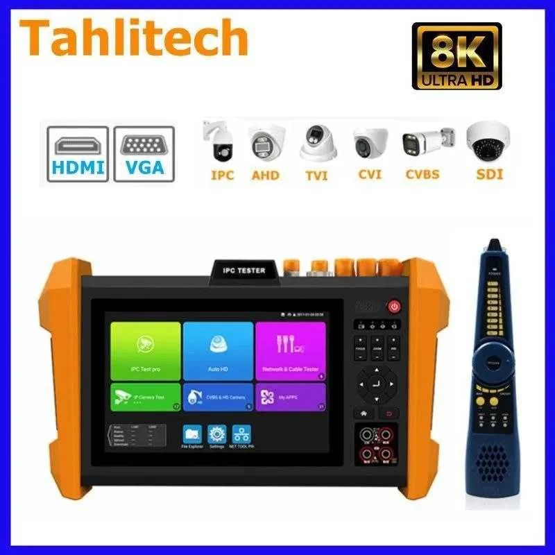 IPC tester 8k universal / IPC тестер 8к для камера с шупом 4 IPC tester 8k universal / IPC тестер 8к для камера с шупом 4
