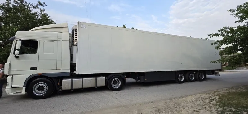 DAF XF510 EURO 5 + SCHMITZ Реф Сотилади — фото 4