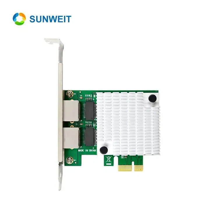 PCi-e Realtek RTL8111H Dual RJ45 Gigabit 2