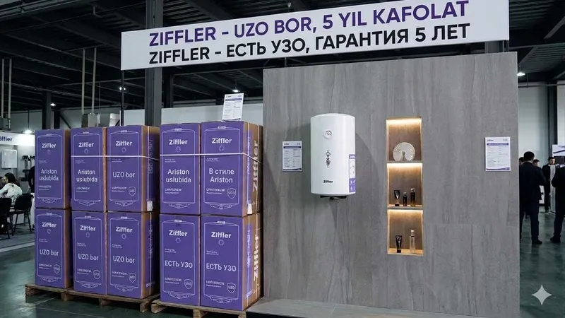 Водонагреватель Аристон Ziffler 5 лет гарантии есть УЗО Доставка