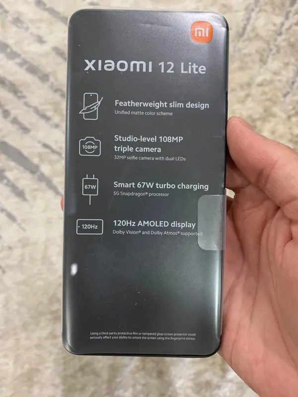 xiaomi 12 lite 256 gb black