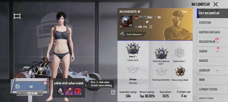 аккаунт хороший, для игры в TDM отличный, цена аккаунта 39999 1