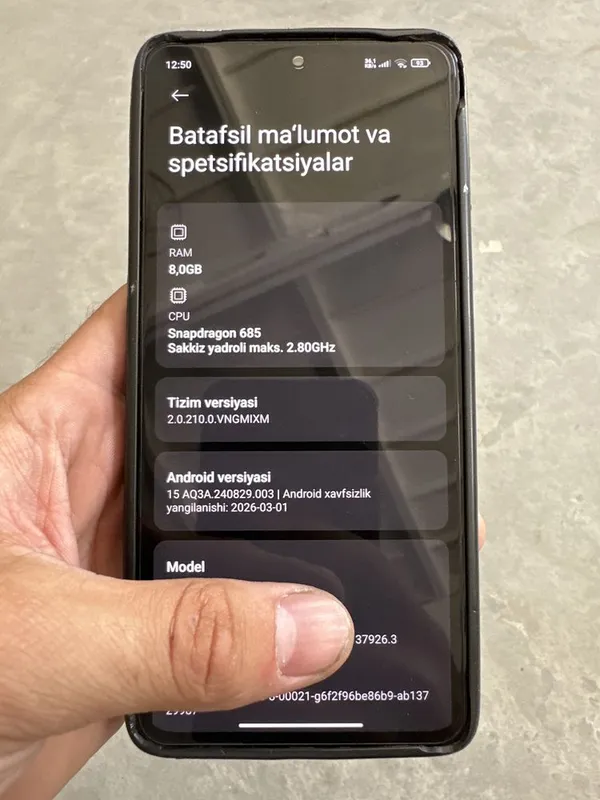 Redmi not 13 8/128 5