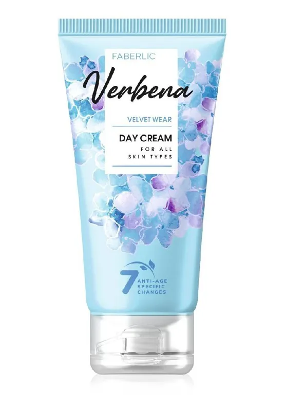 Verbena Velvet Wear yuz uchun kunduzgi krem