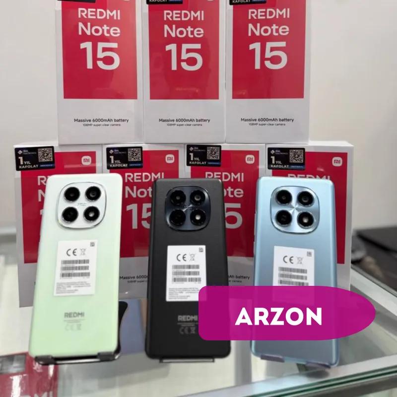 YENGI ! Redmi Note 15 (6/128G | 8/128G | 8/256Gb) 1 YENGI ! Redmi Note 15 (6/128G | 8/128G | 8/256Gb) 1