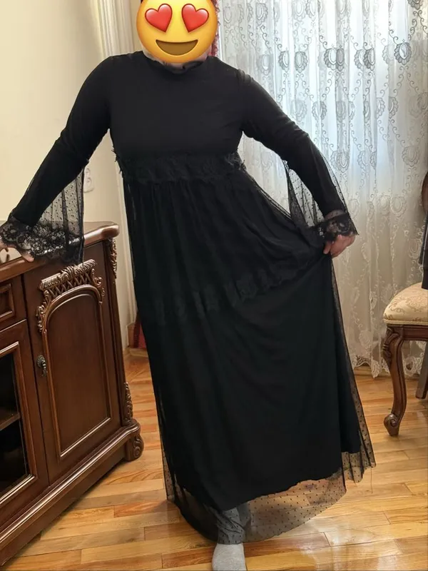 Гипюр кўйлак ичи кўйлак