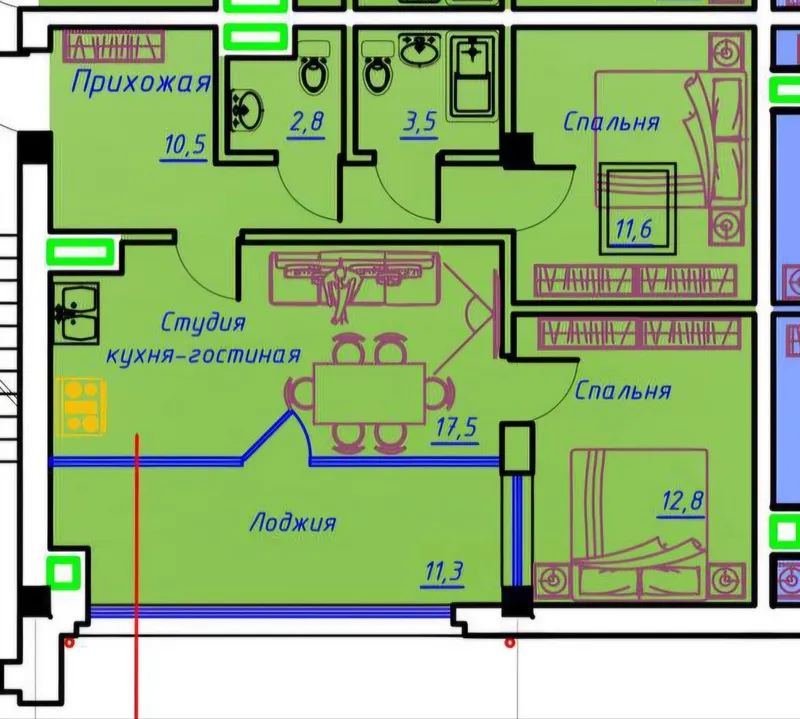 Продается квартира 3/6/6 ЖК Grand City м.Ислам-ота — фото 6