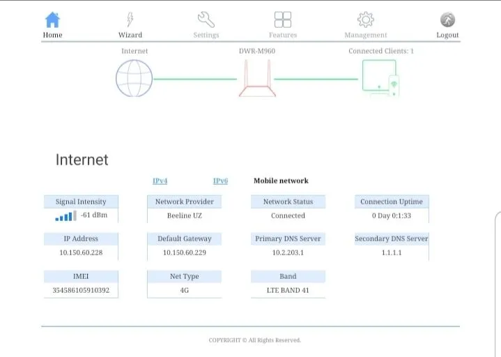 D-Link DWR-M960 — 4G LTE Wi-Fi роутер 2