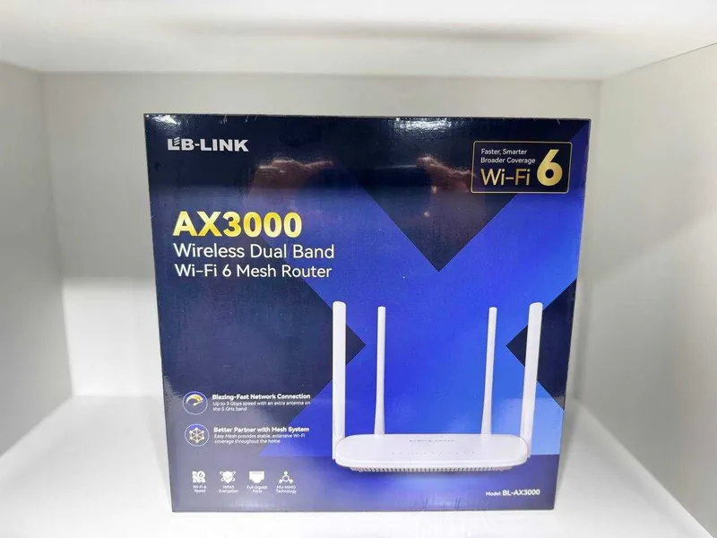 Роутер LB-LINK AX3000 — двухдиапазонный Wi-Fi 6 гигабитный Gigabit