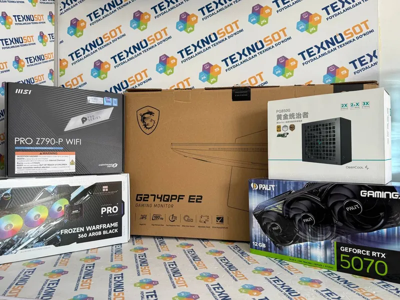 Мощный игровой ПК + монитор (бонус: HP KM300F Gaming Combo)