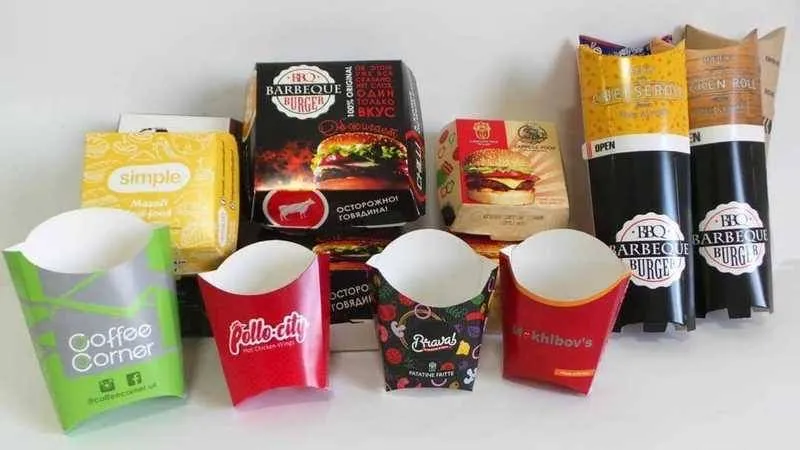 Машина для изготовлени коробок фас фуда 6